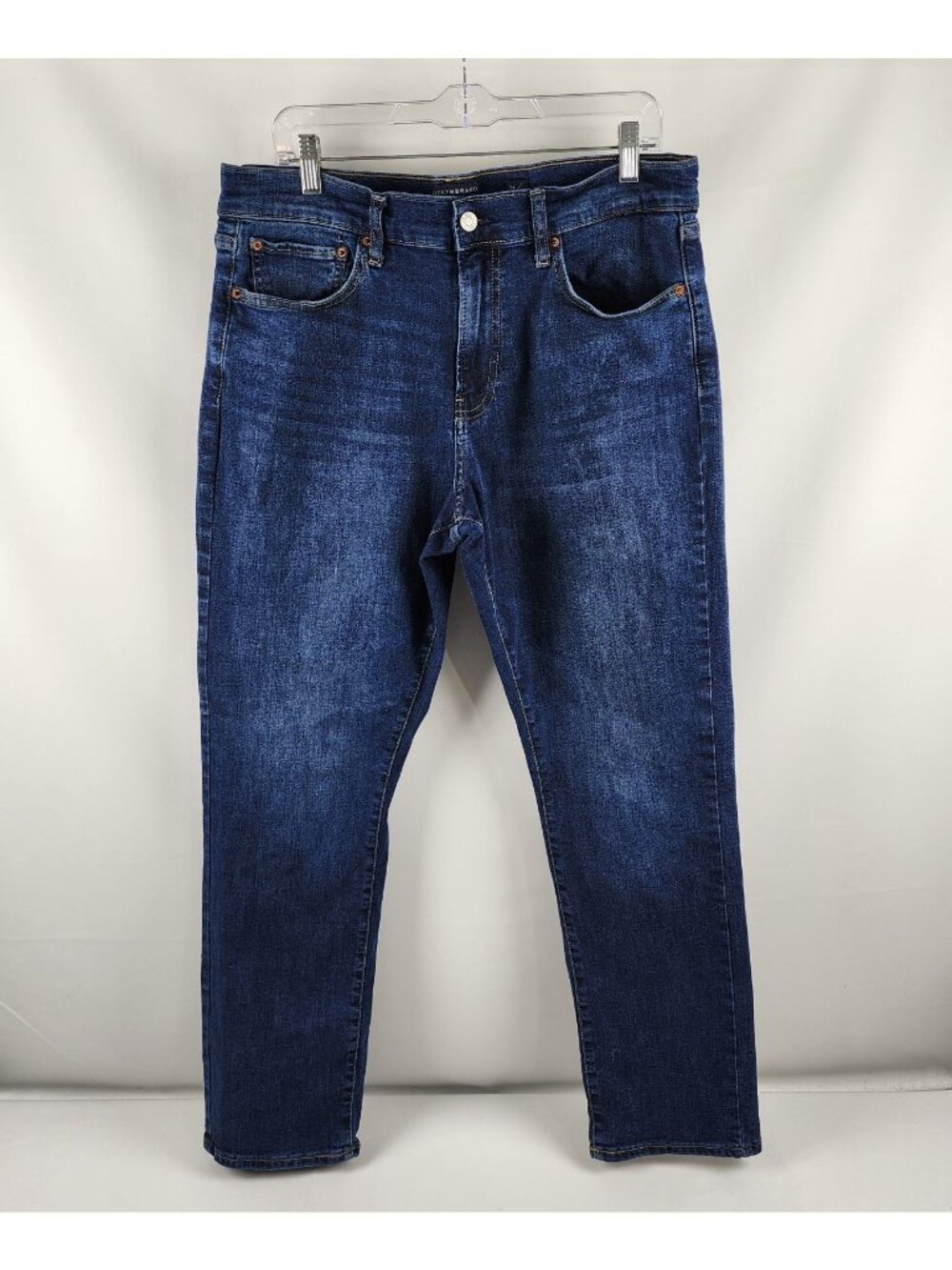 Lucky Brand Jeans Mens 34x31 Blue 410 Athletic Straight Leg Denim